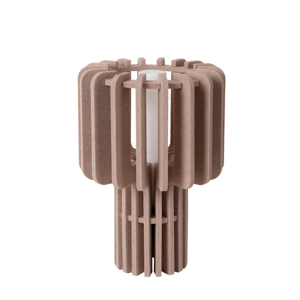Lucide Design tafellampRollo zand bruin - 45591/01/41
